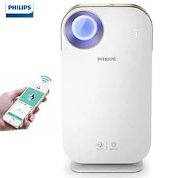 Máy lọc không khí kháng khuẩn trong nhà nhãn hiệu Philips AC4558 Cảm ứng thông minh 4 màu, giám sát và kiểm soát với ứng dụng điện thoại thông minh, loại bỏ vi rút, vi khuẩn - HÀNG NHẬP KHẨU 