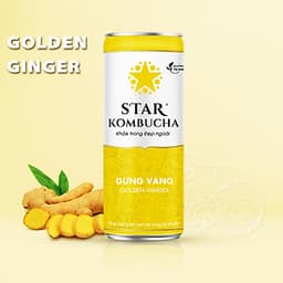 Thùng 12 lon STAR KOMBUCHA All-in-One (250ml/lon)