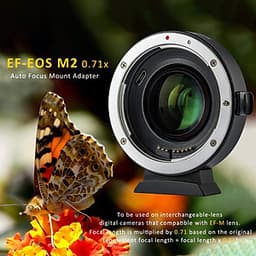 Ngàm chuyển Viltrox EF-EOS M2 (Mark II) cho Canon EOS M M2 M3 M5 M6 M10 M50 M100 (Hàng chính hãng)