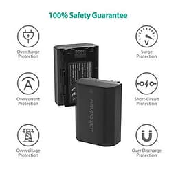 Bộ 2 pin 1 sạc RAVPower for Sony FZ100 (SONY A9, A7R III, A7 III) - Hàng chính hãng