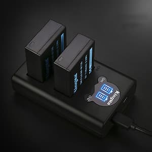 Bộ 2 Pin + Sạc Đôi kingMa Fujifilm NP-W126 NP-W126S Cho Fujifilm X-T20, X-T10, X-T100, X100F, X-H1, X-T3, X-T2, X-T1, X-A5, X-A3, X-A1, X-E1, X-E2 (Hàng Chính Hãng)