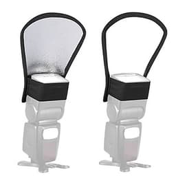1 Tản Sáng Tay Gấu 2 Mặt Khuếch Tán Ánh Sáng Với Mặt Tráng Bạc Cho Đèn Flash Rời Máy Ảnh DSLR