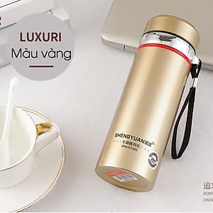 Bình Giữ Nhiệt Nóng, Lạnh Inox, Bình Lưỡng Tính  Ly, Cốc Cách Nhiệt Cao Cấp , 1000ml 2 Lớp, Có Tấm Lọc, Giữ Nhiệt Lên Đến 8 Tiếng
