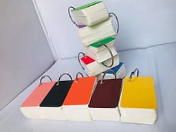 combo 5 bộ flashcard trắng ivory cao cấp 5x8cm định lượng 350gsm siêu dày bo góc siêu đẹp Bộ Thẻ Ghi Nhớ 500 thẻ học từ vựng Anh Nhật Hàn Trung Đức Pháp bo góc siêu đẹp tặng kèm khoen + BÌA CỨNG 3D