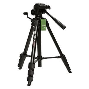 Combo Chân Máy Ảnh Benro T880EX + Da Cừu Lau Len (Da thật) + Remote Cho Máy Ảnh + Hộp Đựng Thẻ Nhớ - Hàng Nhập Khẩu