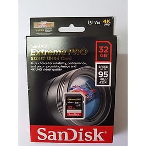 Thẻ Nhớ SDHC Sandisk Extreme Pro 95MB/s 32GB - Hàng Nhập Khẩu