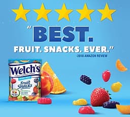 Combo 10 Gói Kẹo dẻo trái cây hỗn hợp - Welch's Mixed Fruit Snack (22,7g/gói)