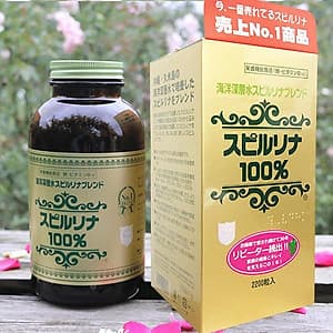 Thực phẩm chức năng Tảo xoắn Spirulina nội địa Nhật Bản 2200 viên