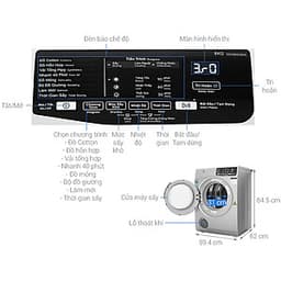 Máy sấy Electrolux 8 Kg EDV805JQSA