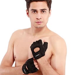 Găng tay nửa ngón tập gym, găng tay thể thao nam nữ thoáng khí GoodFit GF202G