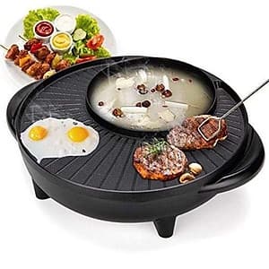 Bếp điện lẩu nướng (35 x 17 x 42cm) - Đen