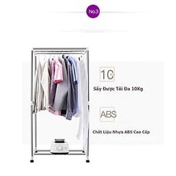 Máy Sấy Quần Áo 2 Tầng Deerma Sấy Khô Nhanh - Giữ Hương Thơm Vải - Thiết Kế Đa Năng Tiện Lợi - Hàng Nhập Khẩu