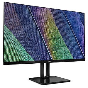Màn Hình Máy Tính AOC 27V2Q 27'' FHD (1920x1082) 5ms 75Hz IPS AMD FreeSync - Hàng Chính Hãng