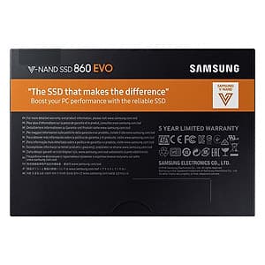 Ổ Cứng SSD Sata III 2.5 inch 500GB Samsung 860 Evo - Hàng Nhập Khẩu (Box Tiếng Anh)