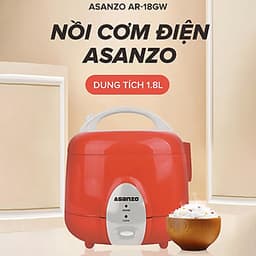 Nồi Cơm Điện Nắp Gài Asanzo AR-18GW (1.8L) - Hàng Chính Hãng