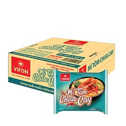 Thùng 30 Mì VIFON Tôm Chua Cay (60gr/ Gói)