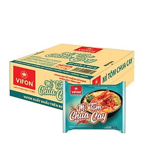 Thùng 30 Mì VIFON Tôm Chua Cay (60gr/ Gói)