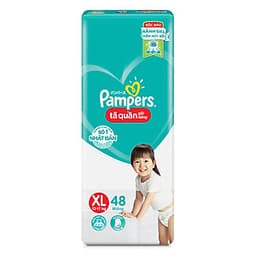 Tã Quần Pampers Giữ Dáng Mới Gói Đại XL48 (48 Miếng)