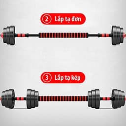 BỘ 30KG TẠ TAY 2in1 ,CAO CẤP ĐA NĂNG TIỆN DỤNG HÀNG ĐẸP GIÁ CHẤT 