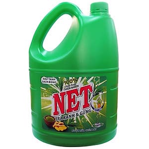 Nước rửa chén Net trà & gừng 4kg