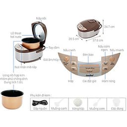 Nồi Cơm Điện Tử Comfee 1.8 lít CR-FD1820C - Hàng Chính Hãng