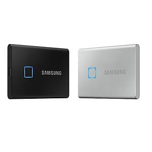 Ổ Cứng Di Động SSD Samsung T7 Touch USB Type C 3.2 Gen 2 MU-PC - Hàng Nhập Khẩu