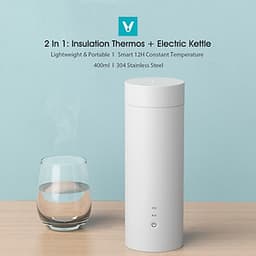 Bình Giữ Nhiệt Tích Hợp Đun Sôi Cầm Tay Xiaomi VIOMI Electric Thermos 2 in 1 - Hàng Nhập Khẩu
