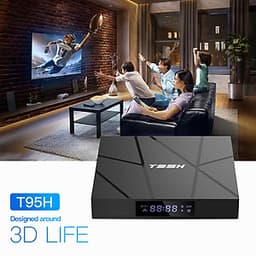 Android tv box xem phim 4K, bộ nhớ 16G, ram 2G, phiên bản android 10.0, xem được nhiều kênh truyền hình hiện nay hàng chính hãng T95H