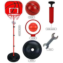Đồ Chơi Bóng Rổ Trẻ Em (Trụ Sắt Kèm 2 Bóng)