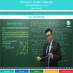 Khóa học HÌNH HỌC 8 - CƠ BẢN + NÂNG CAO thầy Lê Hải Trung- 09 tháng