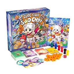 Combo Boardgame Lớp Học Mật Ngữ - Cuộc Đua Sao Chổi và 100 sleeves bọc bài
