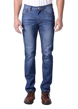 Quần Jean Nam Mát Nhẹ Đàn Hồi Pierre cardin Shu Yi 321 - Xanh Nhạt 