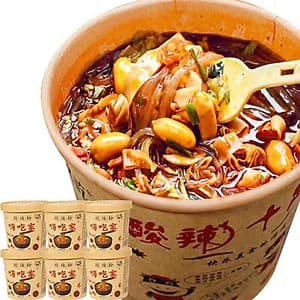 Thùng 6 hộp  Miến Chua Cay Trùng Khánh - chính hãng JUNJIE