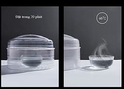 LỒNG BÀN BẢO QUẢN THỰC PHẨM 4 TẦNG CHỊU NHIỆT - FOOD COVER