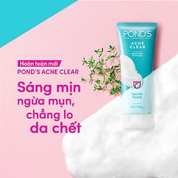 Sữa Rửa Mặt Ngừa Mụn Pond's Acne Clear (100g)