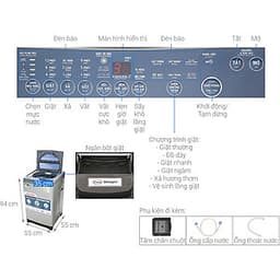 Máy giặt Toshiba 8.2 kg AW-J920LV SB