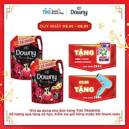 Combo 2 Túi Nước Xả Vải Downy Đam Mê (2.3L/Túi) - Công nghệ nước hoa mới - Lưu hương bền lâu