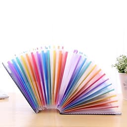 Khay Mở Rộng Sắp Xếp Tài Liệu Giấy A4 Cỡ Lớn Nhiều Màu (24 Ngăn)