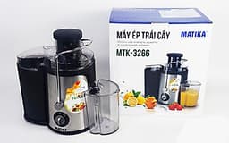 Máy Ép Trái Cây Matika MTK-3266 Công Suất Lớn 600W Lưỡi Dao Inox Bền Bỉ (500ml)-Hàng Chính Hãng
