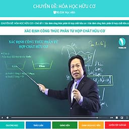 Khóa học CHUYÊN ĐỀ: HÓA HỌC HỮU CƠ - thầy Lê Minh Phấn - 03 tháng