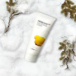 Sữa Rửa Mặt Làm Sáng Da The Face Shop Daily Herbal Lemon Foam Cleanser 170ml