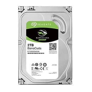 Ổ Cứng HDD Seagate BarraCuda 2TB/64MB/3.5 ST2000DM008 - Hàng Chính Hãng