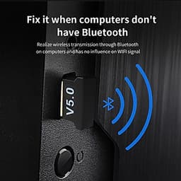 Bộ thu phát không dây Usb bluetooth 5.0 dùng cho máy tính laptop  D558