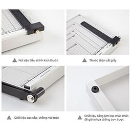 Bàn Cắt Giấy Khổ A4 Chất Liệu Bằng Kim Loại