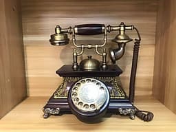 MẪU ĐIỆN THOẠI BÀN TÂN CỔ ĐIỂN  PHÍM DÙNG QUAY TAY (NGHE GỌI  DÙNG SIM DI ĐỘNG)