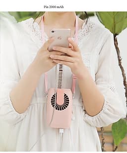 Quạt Treo Eo Lưng Kèm Dây Đeo Tích Hợp Sạc Thích Hợp Với Mọi Hoạt Động Làm Việc Giải Trí Subara GF-22