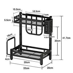 [XẢ KHO 3 NGÀY] kệ gia vị KN 133, kệ gia vị 2 tầng đa năng