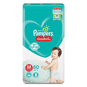 Tã Quần Pampers Giữ Dáng Mới Gói Đại M60 (60 Miếng)