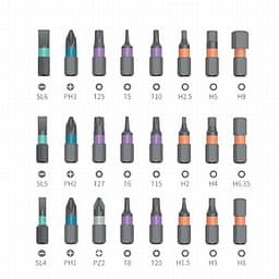 Xiaomi DUKA RS1 Screwdriver Set 24 in 1 Multi-purpose Ratchet Wrench Screwdriver S2 Magnetic Bits Tools Set DIY