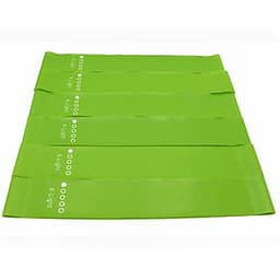 Bộ 5 dây đàn hồi tập gym, dây đàn hồi  mini band tập yoga dây đàn hồi kháng lực cao cấp, dây đàn hồi tập thể dục Cleacco ( bộ 5 dây đủ màu trong 1 túi )